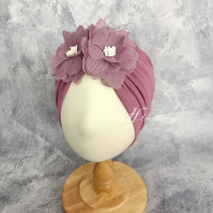 Gambar Turban Bayi Anak Perempuan Mazalea dfGallery Bunga Putik Cantik - Taro dari dfGallery.id Kota Surabaya 5 Tokopedia