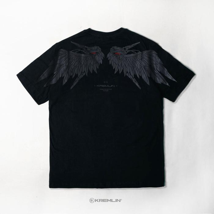 Gambar KREMLIN T-Shirt Kaos Black - CYBERCROW - M dari Kremlin Clothing Kota Bandung Tokopedia