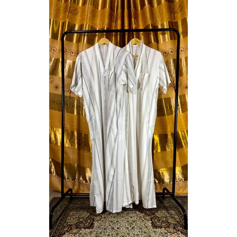 BKR - Baju Jubah Gamis Sultan Remaja Santai Lengan Pendek Saudi Maroko 0