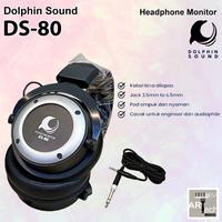 Gambar Headphone Dolphin Sound DS 80 Studio Monitor untuk Rekaman /DS80/D S80 dari Artech Music Kota Bekasi 2 Tokopedia