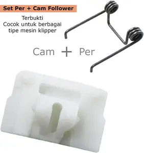 cam follower and spring tension clipper kemei (per pegas+cam clipper)
