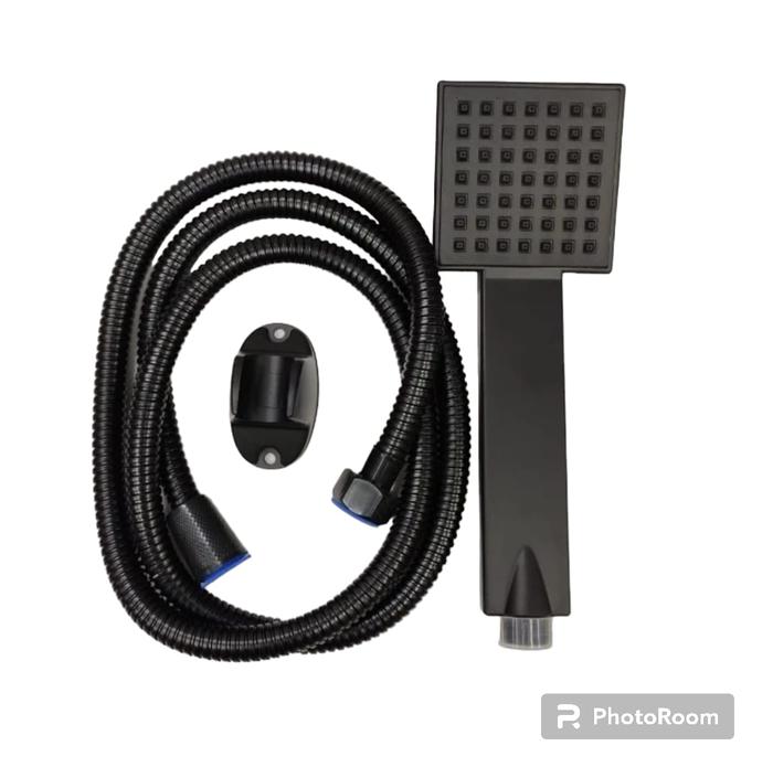 Gambar Handshower Set Fio 3017BL Kotak minimalis-Hand Shower Kotak Hitam D31A dari Dunia Acc shop Kota Administrasi Jakarta Utara Tokopedia