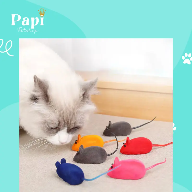 Mainan Kucing Anak Kucing Tikus Cit Gigit Interaktif Cat Toys 4