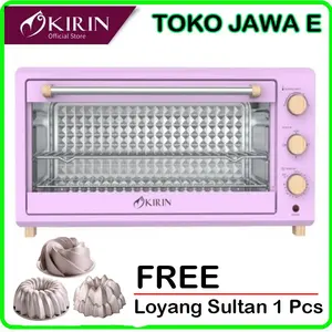 OVEN KIRIN KBO 350WB Kapasitas 35 Liter Terbaru Muat 2 Loyang