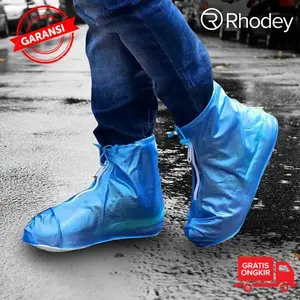 Cover Sepatu Anti Air Dengan Zipper Bahan Awet