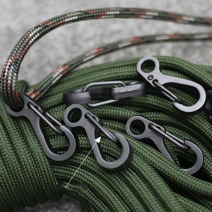 Carabiner Mini Keychain Hanging Buckle Sf Black 1