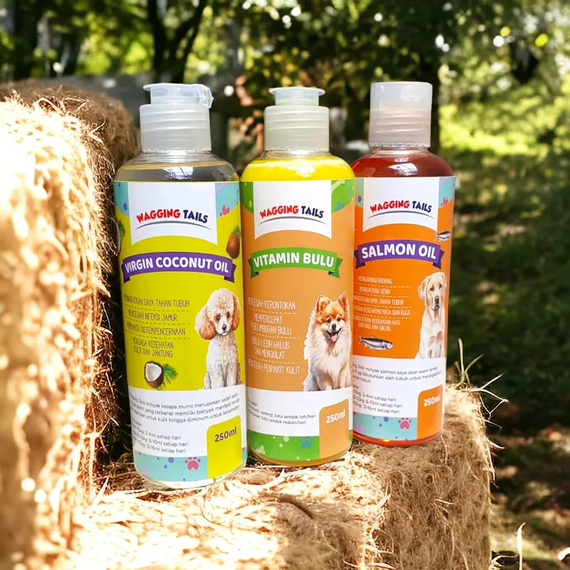 MINYAK SALMON VITAMIN BULU ANJING KUCING 1