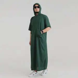 jubah jersey rosal jubah sporty pria jubah hoodie gamis olah raga