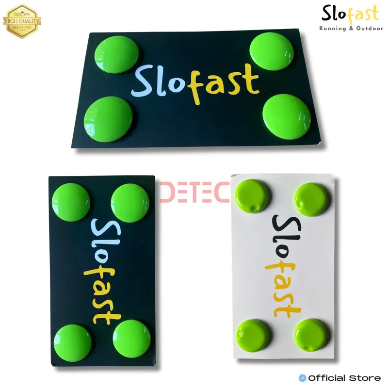 Slofast Magnet O BIB Clip Holder - Nomor dada lari marathon - green 0