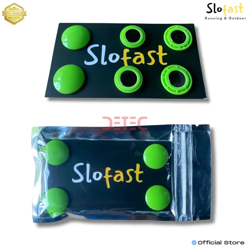 Slofast Magnet O BIB Clip Holder - Nomor dada lari marathon - green 1
