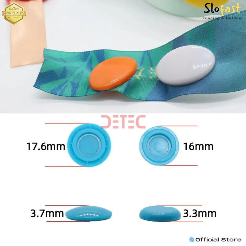 Slofast Magnet O BIB Clip Holder - Nomor dada lari marathon - green 3