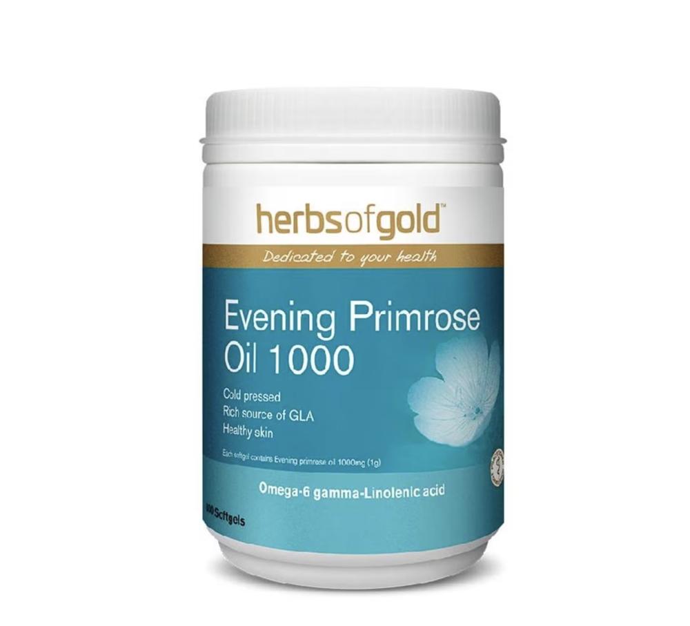 HERBS OF GOLD Evening Primrose Oil 1000mg 300s (SINGAPORE)