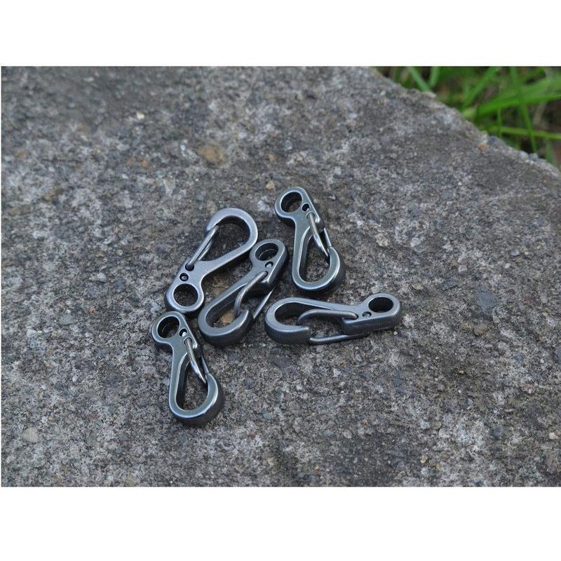 Carabiner Mini Keychain Hanging Buckle Sf Black 3