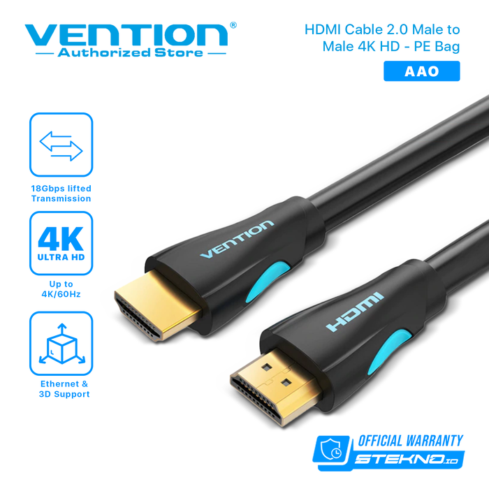 Promo Vention [M02 3M] Kabel HDMI v2.0b 4K Ultra HD - AAH - Box ...