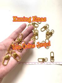 Gambar Gantungan Kunci Pengait Tas Kaitan Besi model lonjong Bag Clip CR144GK - SILVER dari Toko Online Jempol Kota Administrasi Jakarta Pusat 5 Tokopedia