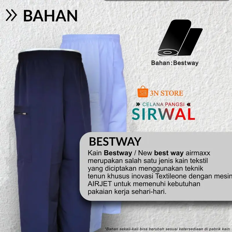 2.2 Celana Sirwal M L Xl / Pangsi/ Sholat/ Silat/ Komprang/ Celang 4