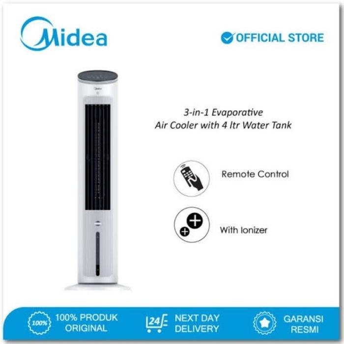 Gambar Air cooler Midea tower MAC400R0APW / MAC-400R0APW / MAC400 4 Liter dari Semeru Elektronik Solo Kota Surakarta Tokopedia