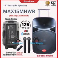 Gambar Speaker Portable BareTone MAX15MHWR Original 15 Inch Paket Komplit dari sinar glodok Jakarta Barat 1 Tokopedia