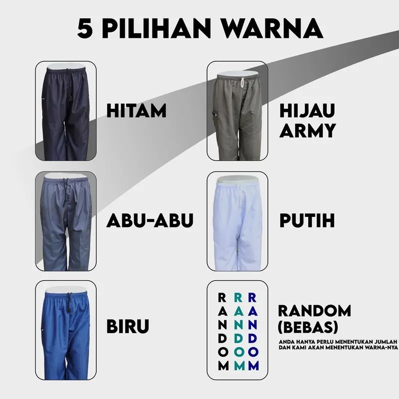 2.2 Celana Sirwal M L Xl / Pangsi/ Sholat/ Silat/ Komprang/ Celang 3