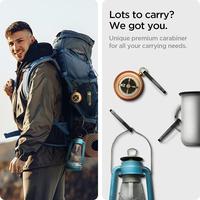 Gambar DNAC Lightweight Carabiner with Leather Keychain Rugged Type for Backp dari DNAC Kota Administrasi Jakarta Pusat 4 Tokopedia