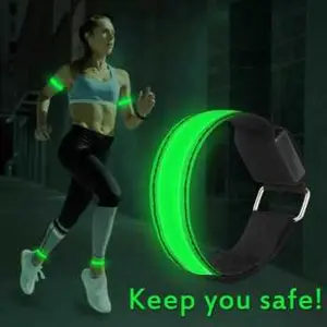 Armband Lari Sport Armband Safety Belt LED Wristband Aksesoris Lari