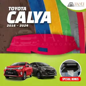 ALAS BULU DASHBOARD MOBIL CALYA - COVER PELINDUNG DASBOR TOYOTA