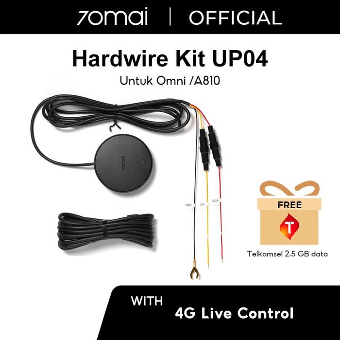 Gambar 70mai Hardwire Kit UP04 For Omni / A810 Parking Monitor 4G LiveControl dari HS VARIASI Car Accessories Kota Surakarta Tokopedia
