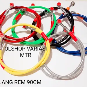 selang rem cakram depan 95cm selang rem variasi warna selang rem depan Motor Motorcycle