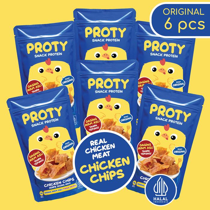 Gambar PROTY Original (Bundle 6) Snack Anak Sehat Protein Chicken Chips dari PROTY Official Store Kota Administrasi Jakarta Barat Tokopedia
