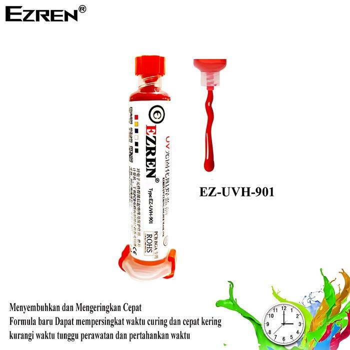 Gambar Ezren EZ-0435 Cat PCB Pasta Pelapis UV Curable Solder Mask UVH (Merah) dari Ezren Official Store Kab. Tangerang Tokopedia