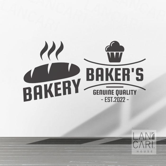 Gambar Sticker Cutting Baker's Stiker Kue Bistro Roti Decal Kaca Dinding Dua - Putih, S dari LANCARI Kota Administrasi Jakarta Pusat Tokopedia