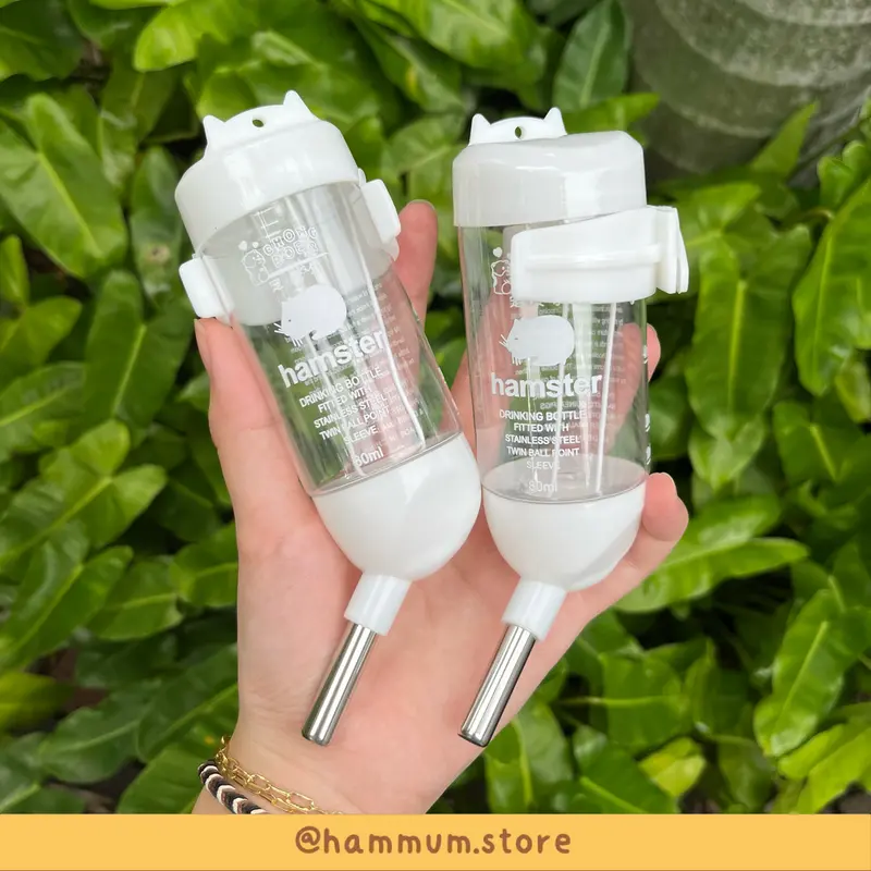 Botol Minum Hamster Putih | Tempat Minum Hamster Kelinci Anjing Kucing 0