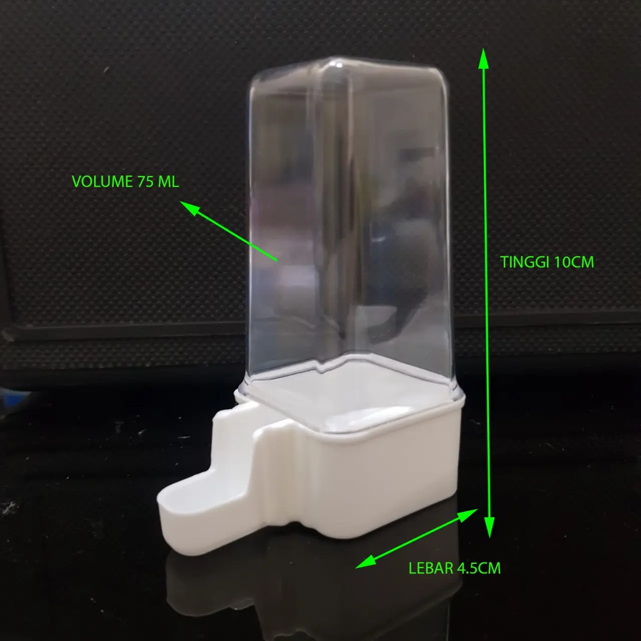 Tempat makan minum Dispenser MAXGLO otomatis Burung Hamster Gider ( 1 pc)