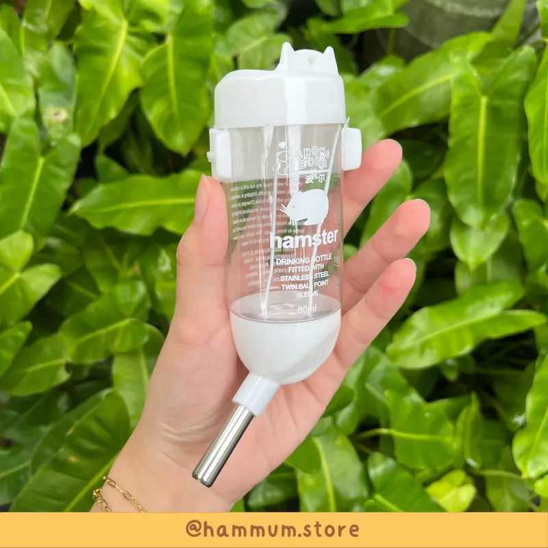 Botol Minum Hamster Putih | Tempat Minum Hamster Kelinci Anjing Kucing 1