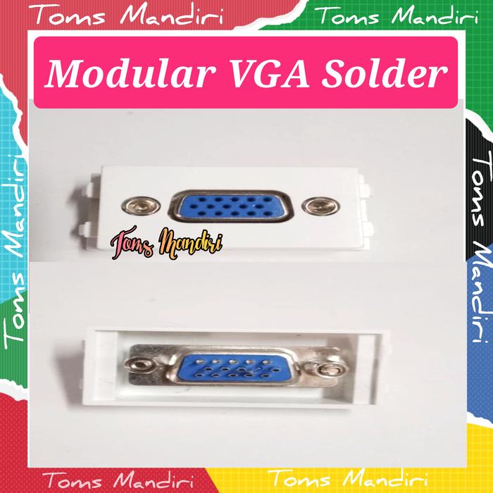 Jual Modular VGA female Solder Untuk Floor socket - Jakarta Barat ...