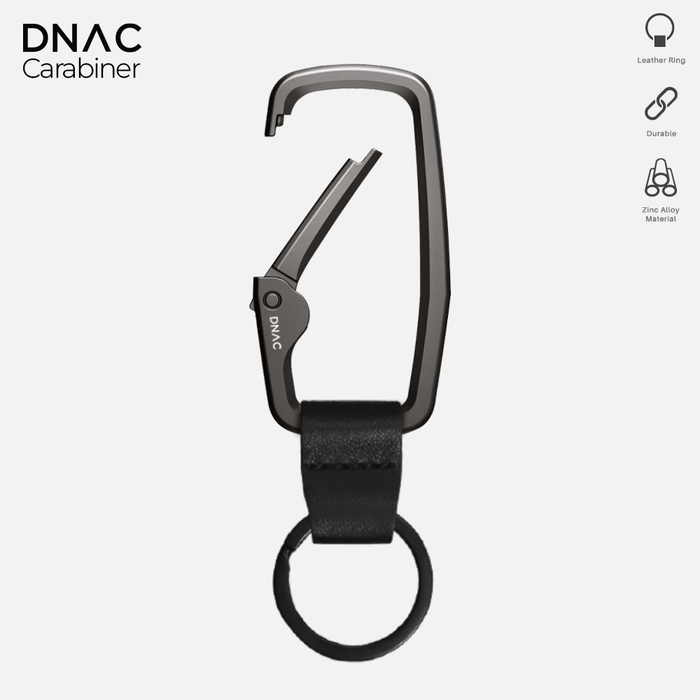 Gambar DNAC Lightweight Carabiner with Leather Keychain Rugged Type for Backp dari DNAC Kota Administrasi Jakarta Pusat Tokopedia