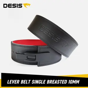 Desis Lever Belt Single Breasted 10mm Sabuk Fitness Gym Weightlifting