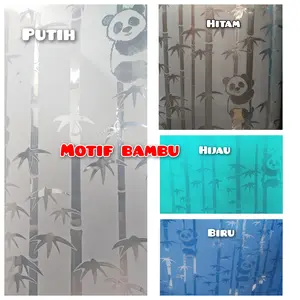 Fiber Pagar Plastik Penutup Pagar Motif Bambu Lite Eco Putih Hijau Biru Hitam Lebar 1 Meter Tebal 0.6mm UV Protection Flexible Lentur Cocok Untuk Pagar Rumah