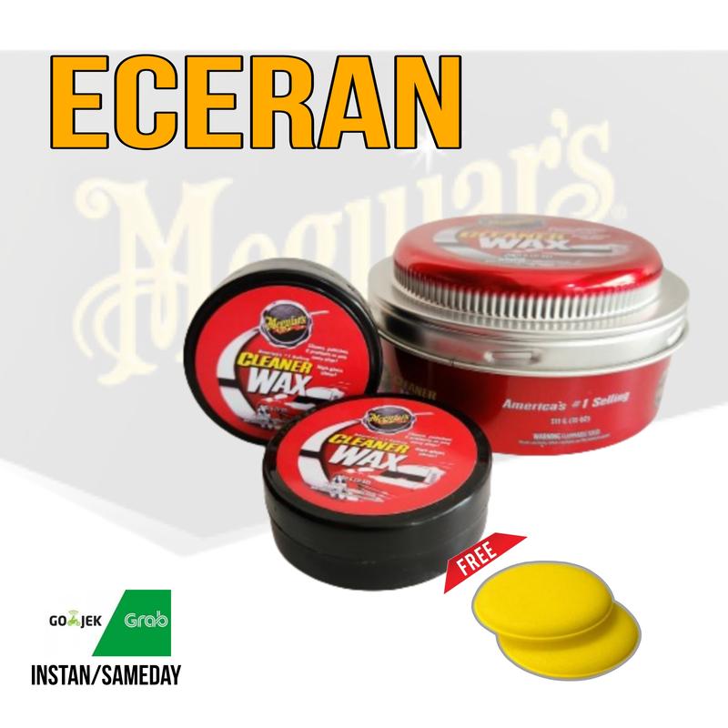 Meguiars cleaner wax paste pengkilap body mobil motor repack 50gr 0