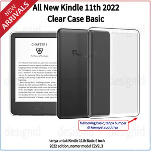 Kindle 11th 2022 soft clear case basic casing full bening C2V2L3