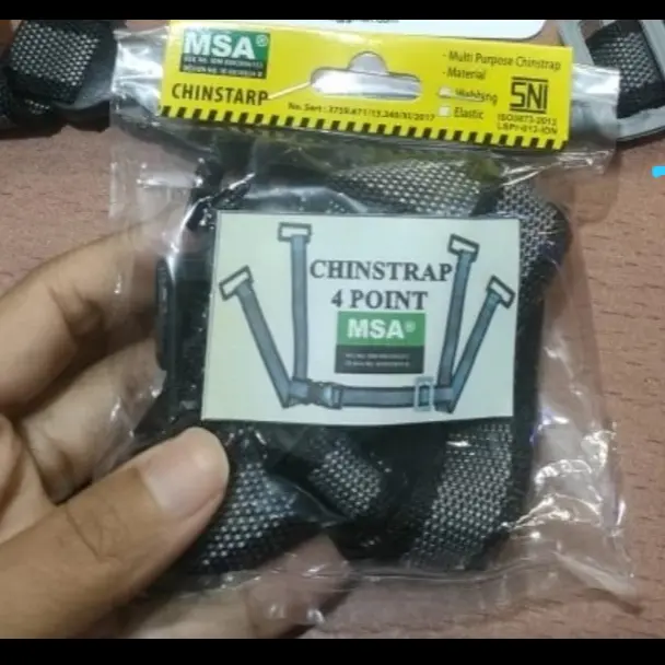 Tali dagu msa V Chinstrap MSA 4 poin (4 titik)