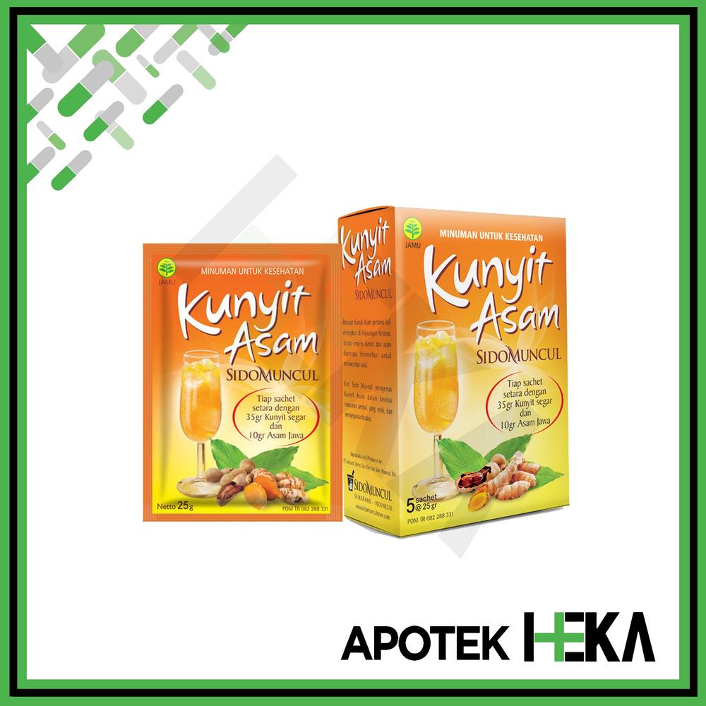 Kunyit Asam Sido Muncul Box isi 5 Sachet - Membantu Kelancaran Haid