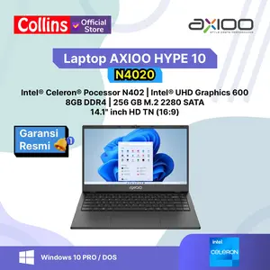 Laptop AXIOO HYPE 10 Intel N4020 DDR4 8GB SSD 256GB 14" Intel UHD