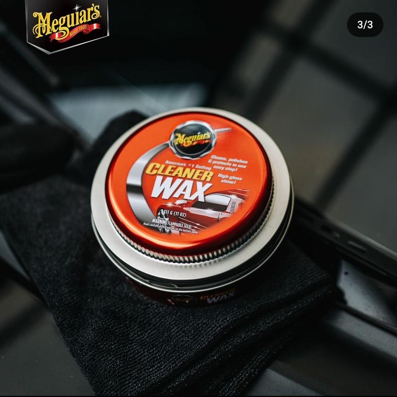 Meguiars cleaner wax paste pengkilap body mobil motor repack 50gr 3