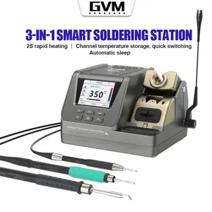 Solder Station GVM H3 3 in 1 80W 3 Gagang Solder T210 / T245 / T115
