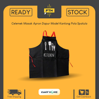 Gambar Celemek Apron Dapur - Black dari FIRST TECH MARKET Jakarta Timur 1 Tokopedia