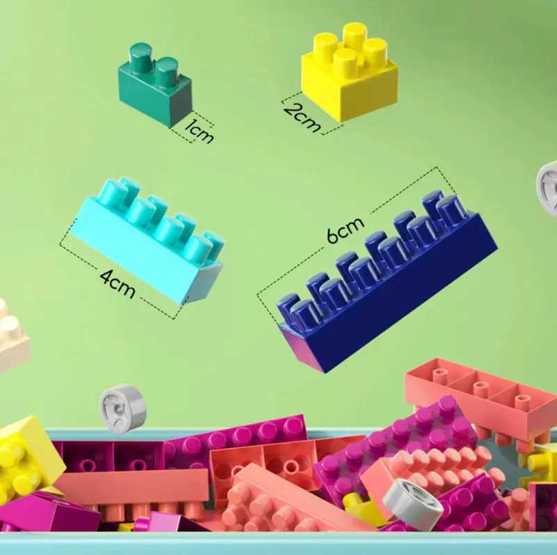 DIY Block 280 pcs Mainan Anak Susun Balok Brick 1