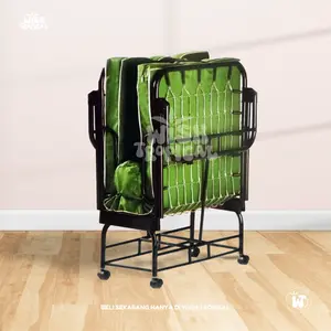 KHUSUS SURABAYA, FREE ONGKIR / Kasur Lipat Ranjang Besi / Folding Bed