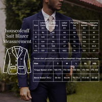 Gambar FORMAL SET 4 : Suit Blazer Hitam + Celana bahan Formal Hitam - S, 27 dari House of Cuff Kota Administrasi Jakarta Barat 5 Tokopedia