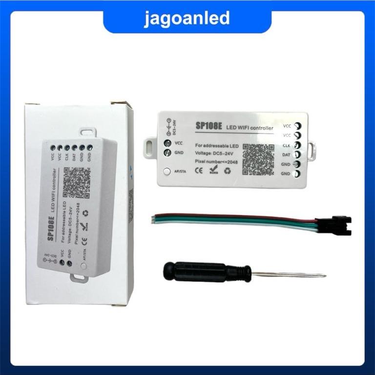SP108E Wifi Smart Controller LED Untuk WS2811 WS2812B WS2815 LED Strip ...